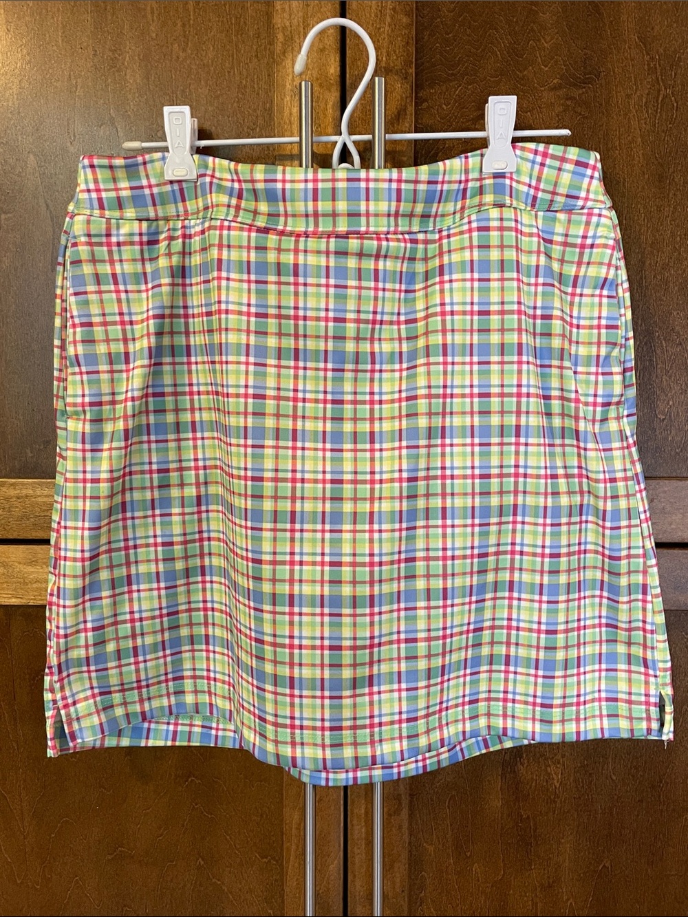 GU Plaid Activewear Skort